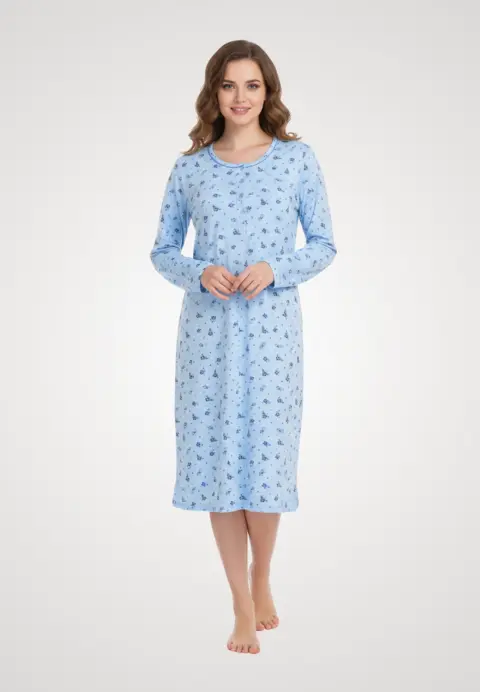 Cămașă de noapte albastra