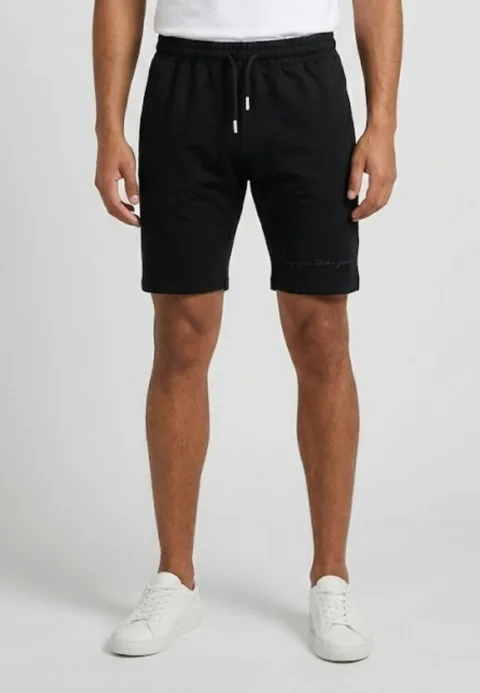 Pantaloni scurți bărbătești cu imprimeu, croială lejeră