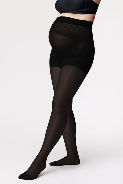 Dres Penti 90 DEN pentru gravide –  Mat, Opac, Negru