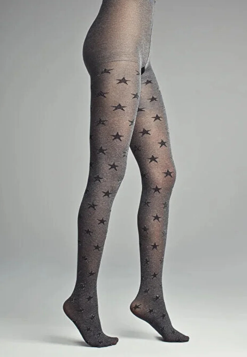 Dres Penti Lovely 40 DEN – Imprimeu ,,Star Way'', culoare gri