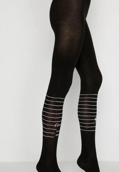 Dres dama Penti Lovely,bumbac ,,Miow K''- mat și opac, culoare negru