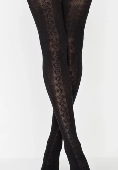 Dres damă Penti 180 DEN ,,Karina''- cu model, culoare negru