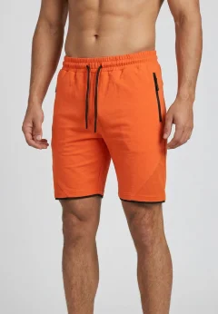 Pantaloni scurți bărbătești cu imprimeu, croială lejeră