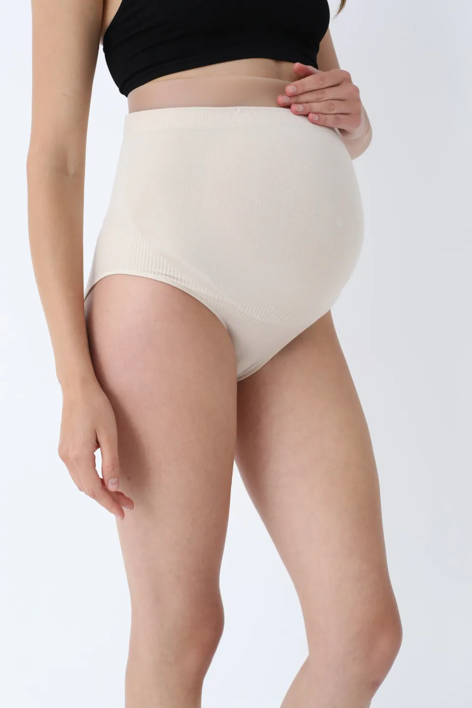 Chilot maternitate din modal – bej