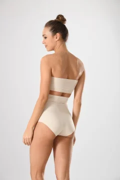 Corset damă modelator fara cusaturi si talie înaltă, culoare bej