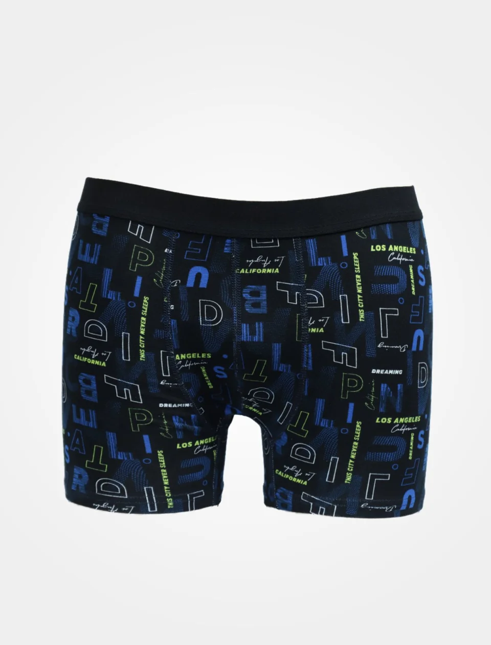 Boxeri Bărbați Negru cu albastru