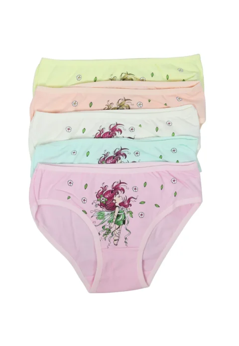 Set 5 chiloți fetițe – culori diverse FETITA — imagine 1