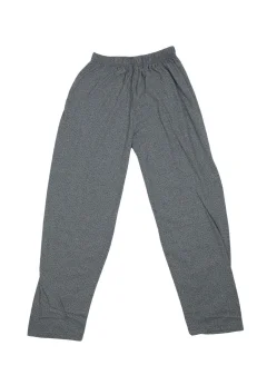 Pantaloni lungi de pijama bărbătești cu elastic în talie, culoare gri deschis