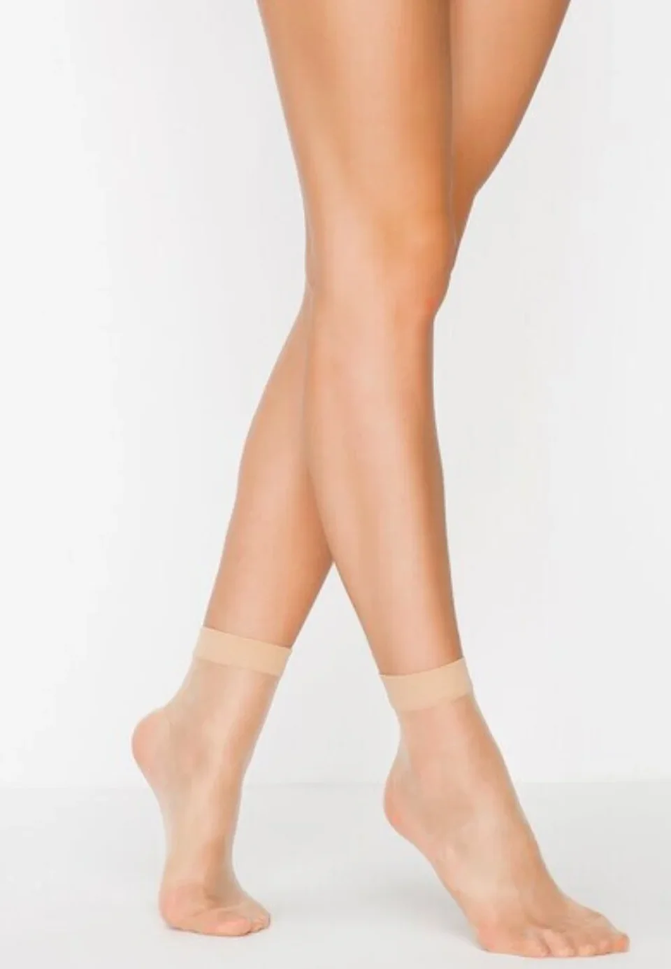 Șosete Penti ,,Dance'' 15 DEN – Scurte, Nude, cu Vârf Transparent