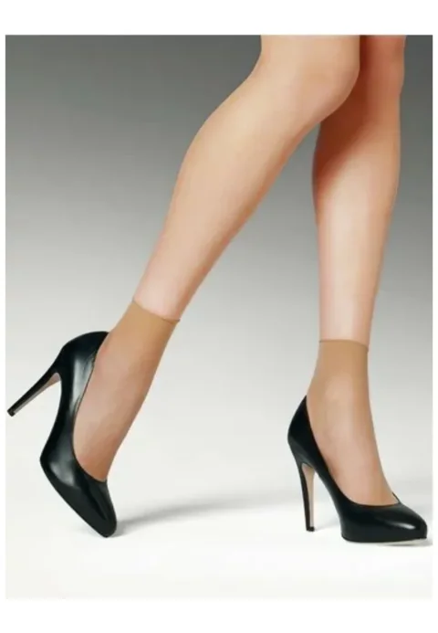 Șosete Penti ,,Dance'' 15 DEN – Scurte, Bronz cu Vârf Transparent