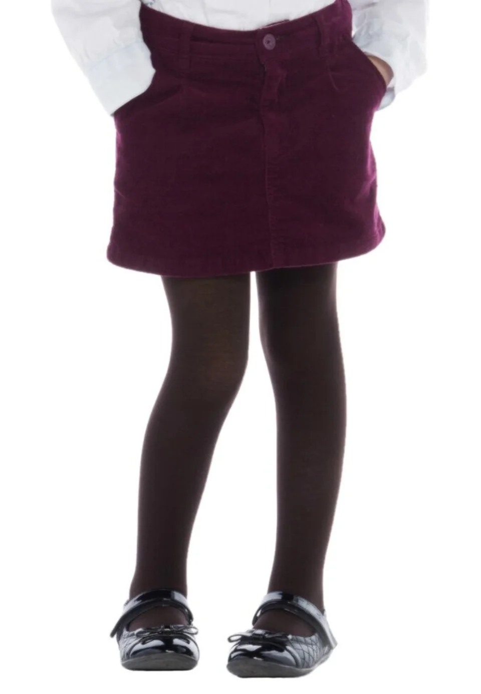 Dres fetițe Penti Extra Cotton 90 DEN- Maro