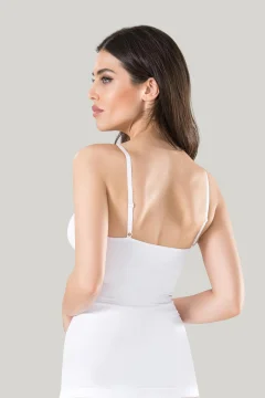 Maiou modelator pentru alaptat, material lejer si moale, culoare alb