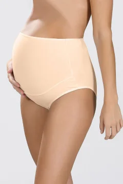 Chilot pentru gravide, material bumbac, bej