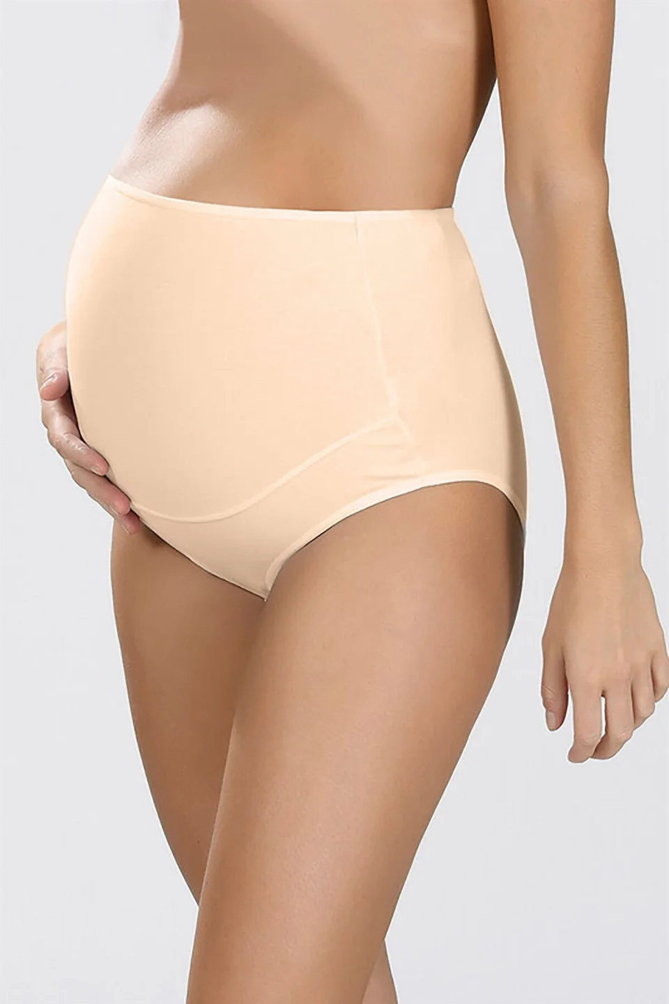 Chilot pentru gravide, material bumbac, bej