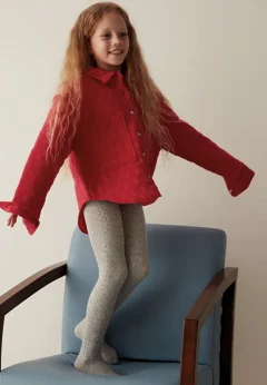 Dres fetițe Penti Pretty ,,Karina'', bumbac- imprimeu tricotat, gri