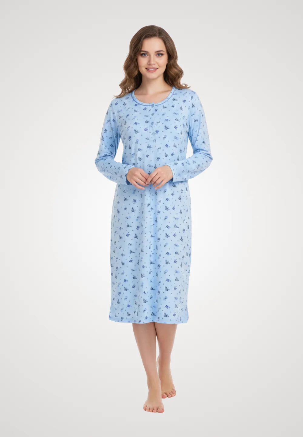 Cămașă de noapte albastra