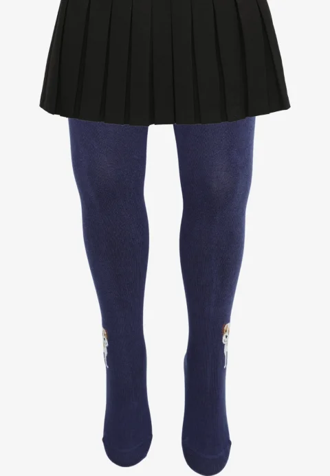 Dres copii bleumarin cu cățeluș – model jucăuș și confortabil