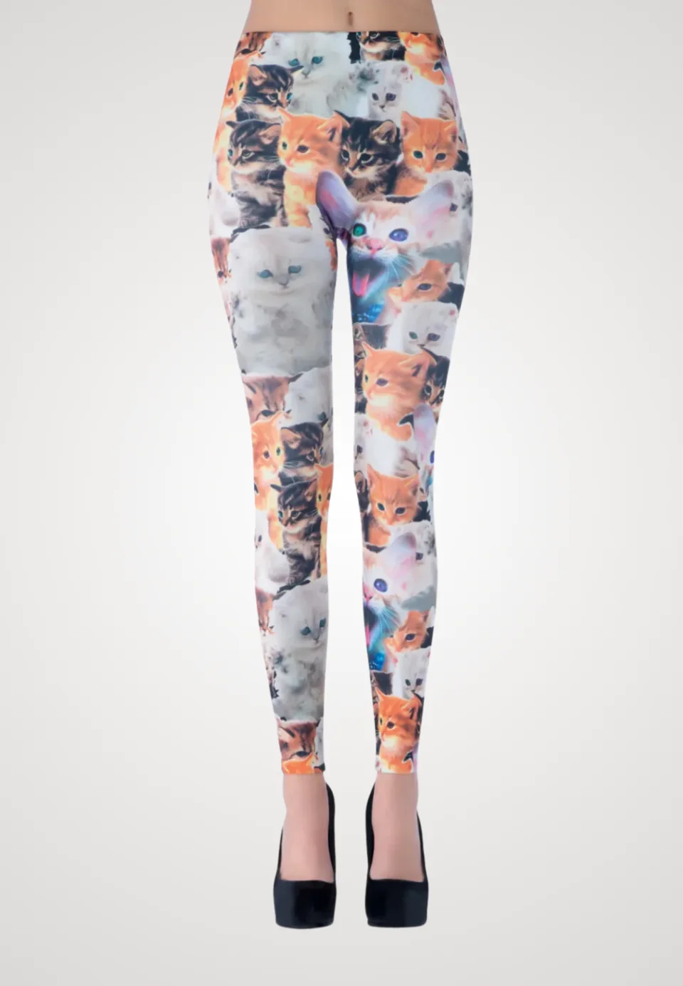 Colanți Penti Imprimeu Pisicuțe – Multicolor, comozi și jucăuși