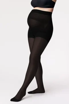 Dres Penti 90 DEN pentru gravide –  Mat, Opac, Negru