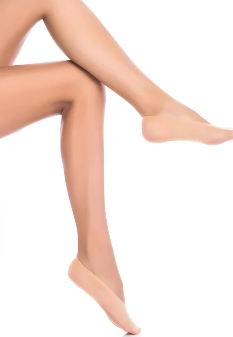 Dres Penti ,,Konfor'' 15 DEN cu talpă din bumbac– mat si subtire, nude