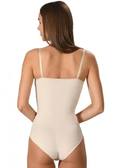 Body modelator dama, material elastic de culoare BEJ