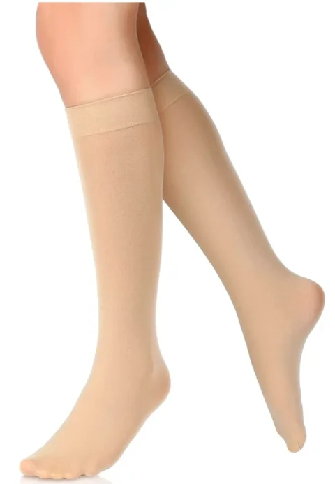 Șosete Penti Micro până la genunchi 70 DEN –Light Nude, Lucioase, Opace — imagine 1