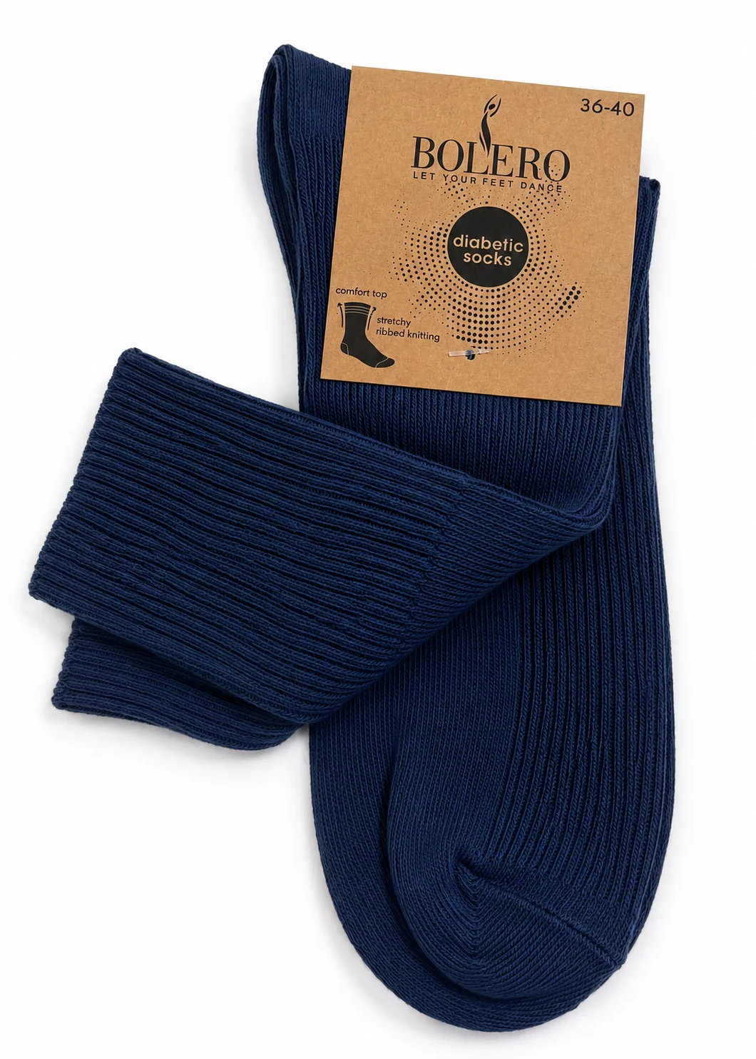 Sosete lungi pentru diabetici, damă BLUMARIN