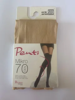 Șosete Penti Micro până la genunchi 70 DEN –Light Nude, Lucioase, Opace
