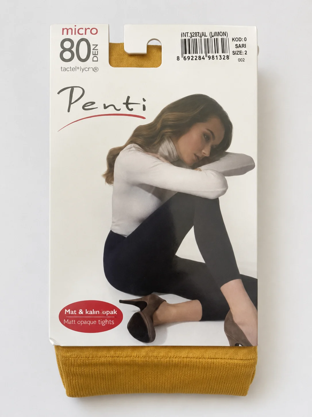 Colanți Penti Micro 80 DEN, opaci, mat, culoare SOFRAN