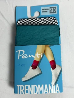 Set șosete scurte Penti Trendmania– Dublu strat (dres verde + plasă albastră)