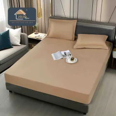 Husa de pat impermeabila pentru pat 160 x 200 BEIGE-121