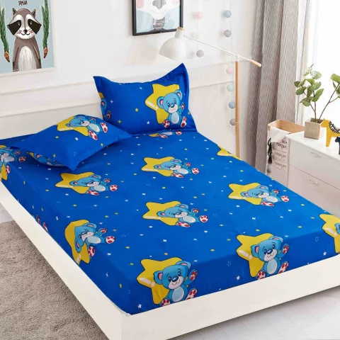 Husa de pat cu elastic pentru pat de o persoana  HU-15