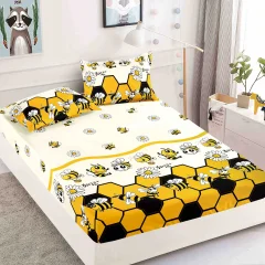 Husa de pat cu elastic pentru pat de o persoana  HU-20