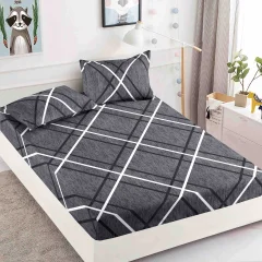 Husa de pat cu elastic pentru pat de o persoana  HU-23