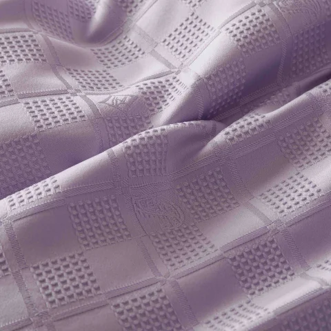 Lenjerie de pat Jacquard finet cu cearceaf normal 6 piese LILA JF-18 — imagine 3