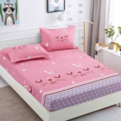 Husa de pat cu elastic pentru pat de o persoana  HU-16