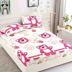 Husa de pat cu elastic pentru pat de o persoana  HU-24