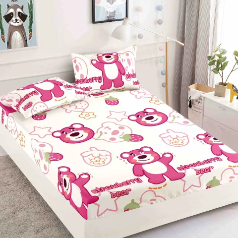 Husa de pat cu elastic pentru pat de o persoana  HU-24