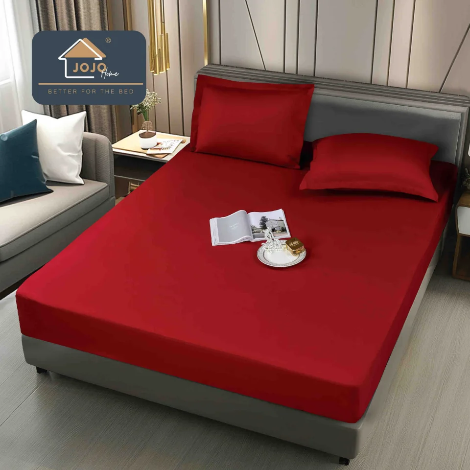 Husa de pat impermeabila pentru pat 160 x 200 ROSU-191