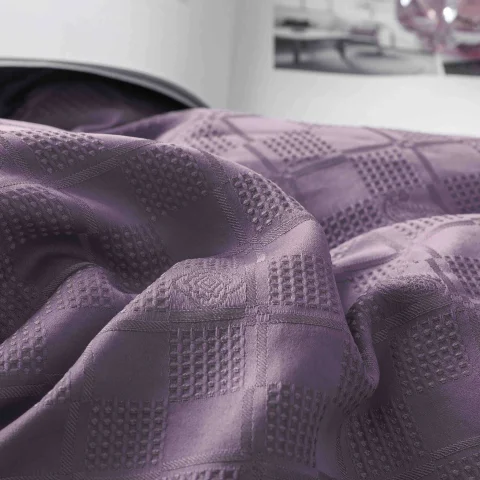 Lenjerie de pat Jacquard finet cu cearceaf normal 6 piese  MOV-JF-16 — imagine 2