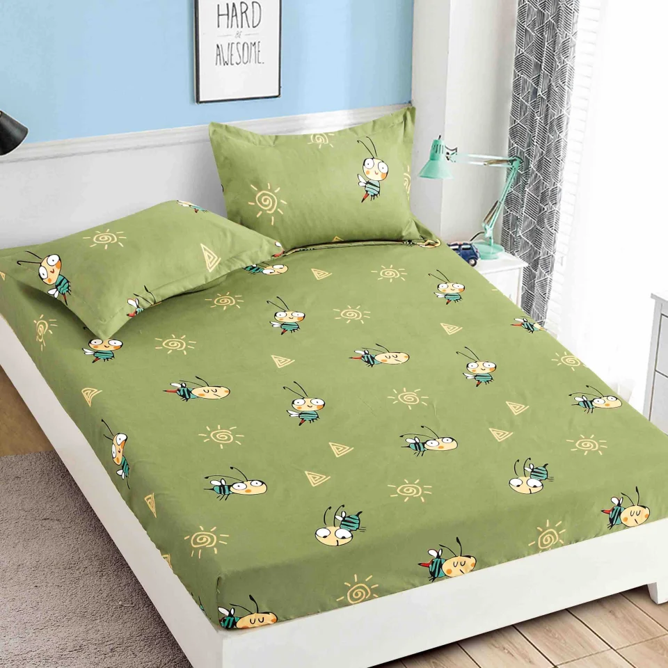Husa de pat cu elastic pentru pat de o persoana  HU-11