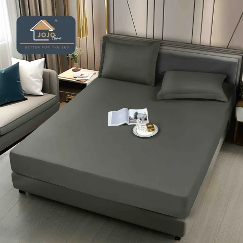 Husa de pat impermeabila pentru pat 160 x 200 GRI-132