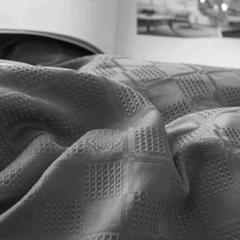 Lenjerie de pat Jacquard finet cu cearceaf normal 6 piese GRI-JF-12 — imagine 3