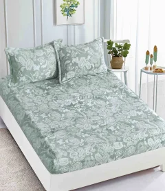 Husa de pat cocolino cu elastic, VERDE D-150