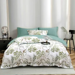 Lenjerie de lux in cutie cadou, bumbac finet, 6 piese, BLUE, LUX-2270