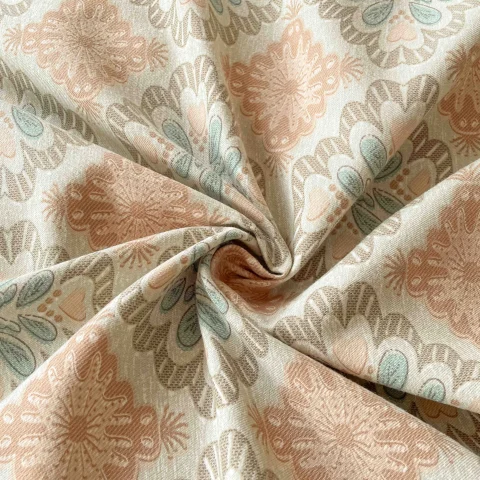 Lenjerie de lux in cutie cadou, bumbac finet, 6 piese, PORTOCALIU, LUX-2421 — imagine 2