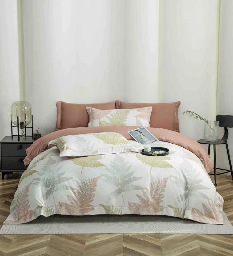 Lenjerie de lux in cutie cadou, bumbac finet, 6 piese, MARO LUX-2530 — imagine 1