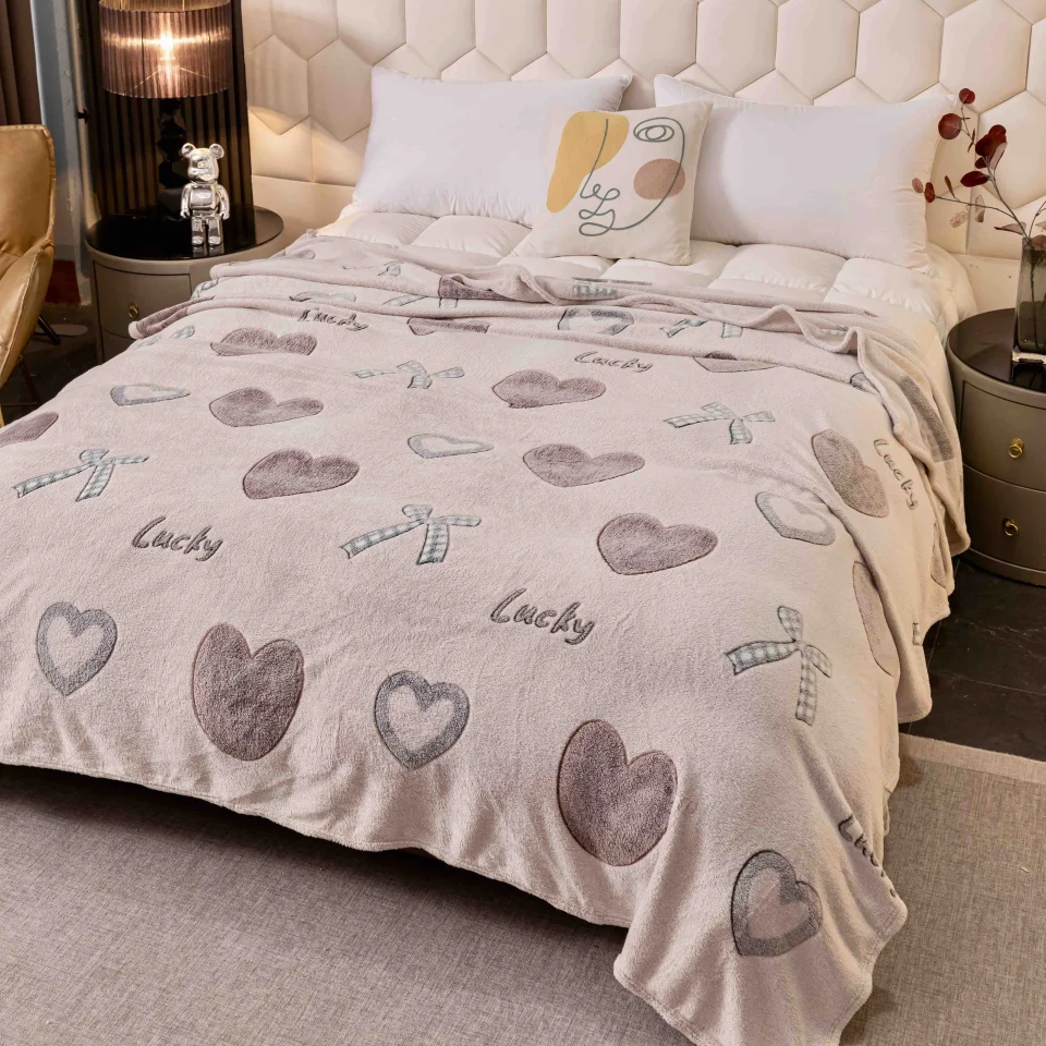 Patura cocolino pufoasa  beige  PC-2035