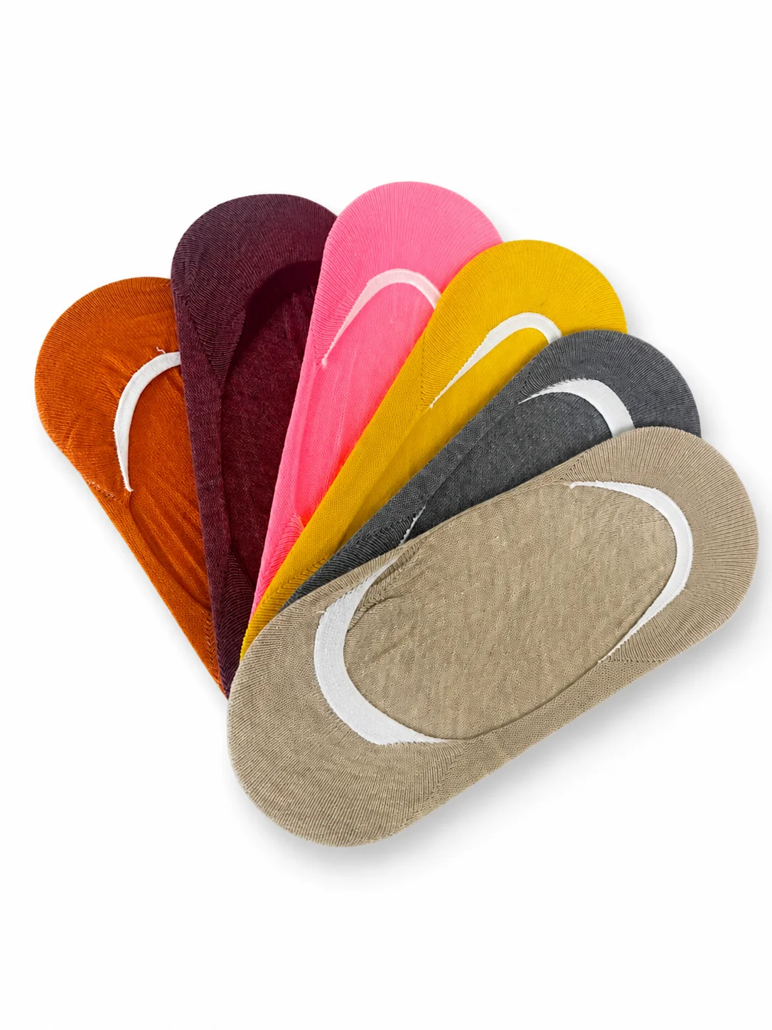 Set 3 perechi tălpici dama – fără cusături,  MULTICOLOR — imagine 1