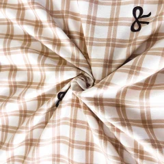 Lenjerie de lux in cutie cadou, bumbac finet, 6 piese, MARO LUX-2020